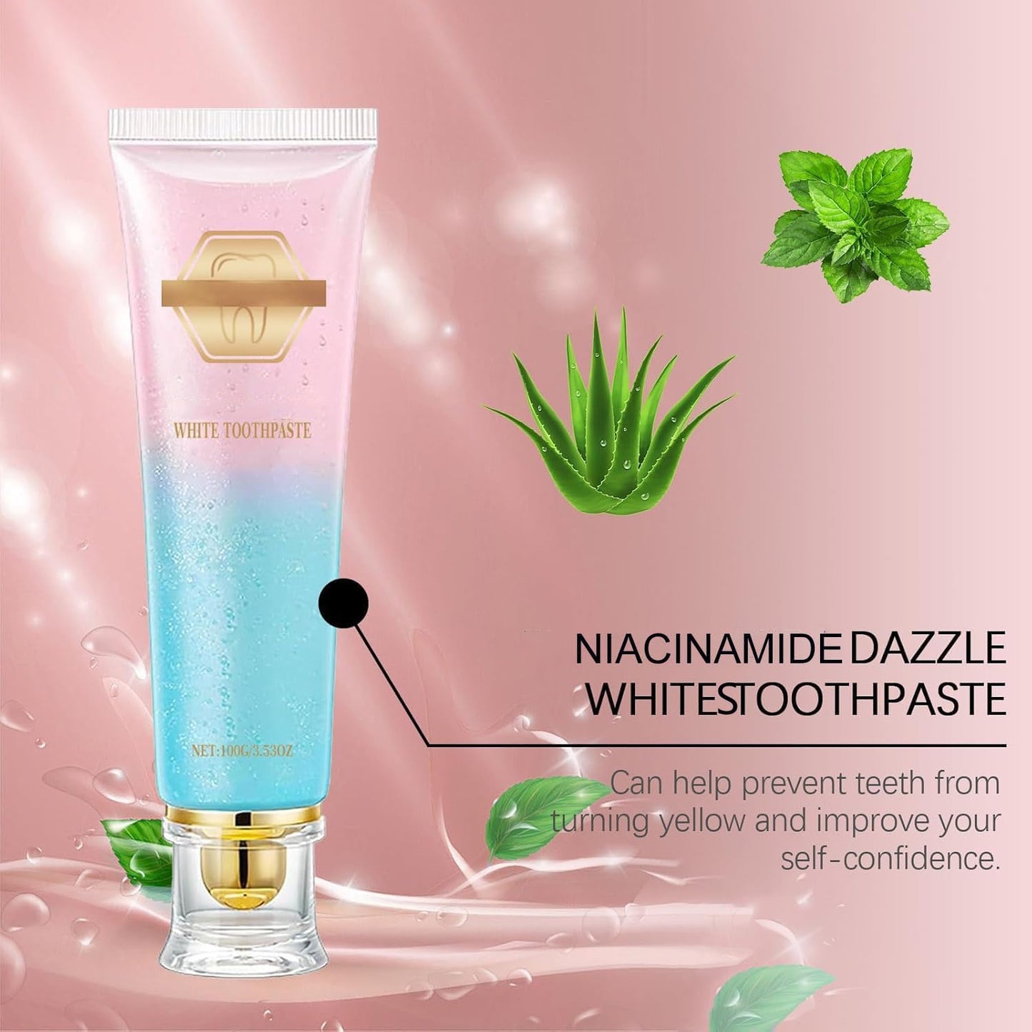 Dentifrice blanchissant à la niacinamide