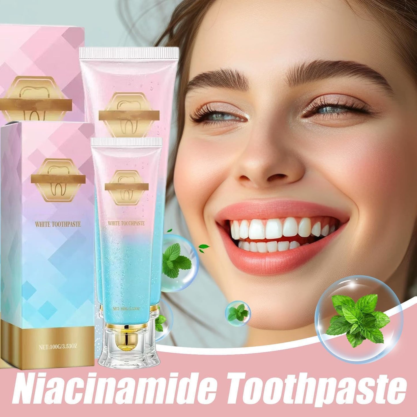 Dentifrice blanchissant à la niacinamide